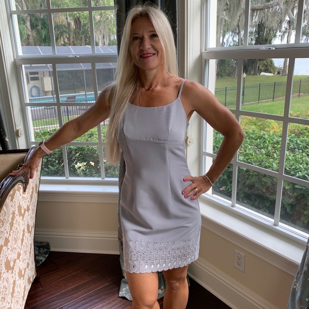 Grey Cocktail Dress